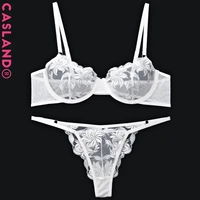 thong bra set push up ultra thin bras for women embroidery floral soutien gorge femme sous vetement brasieres para mujer soutien