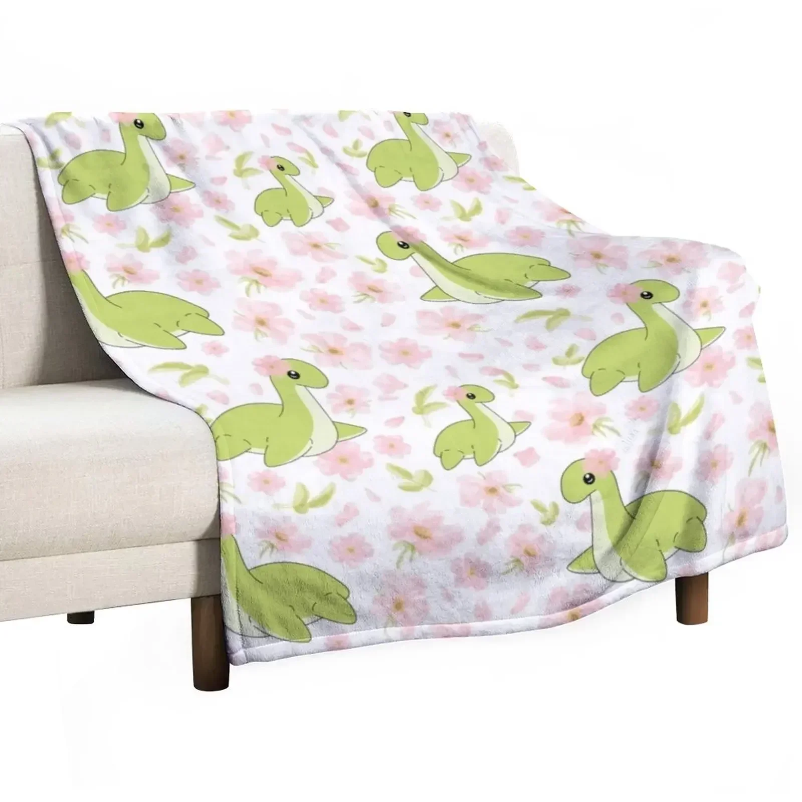 Одеяло с цветочным принтом Несси покрывала одеяла для пикника и путешествий