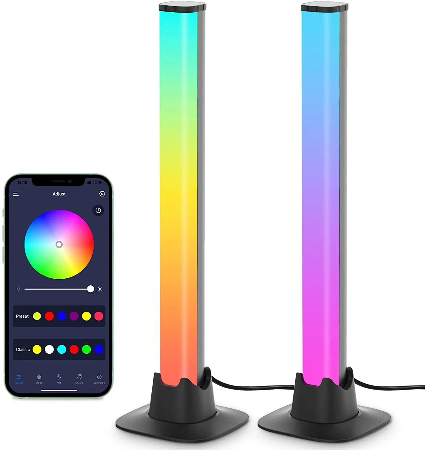 

RGB светодиодный светильник MtReal