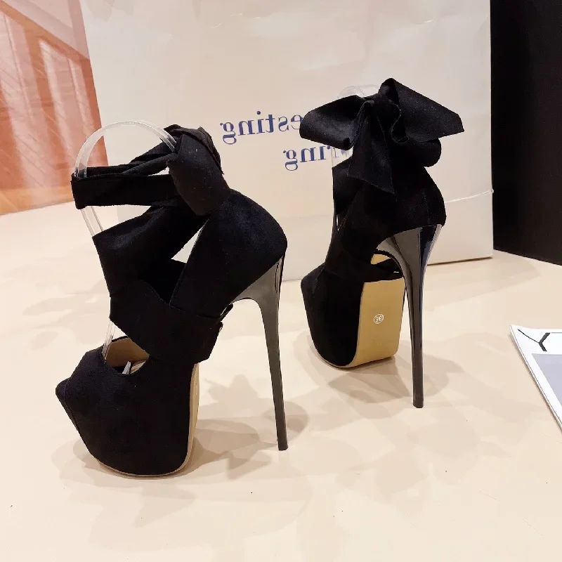 Eilyken/пикантные женские туфли-лодочки с открытым носком и перекрестными ремешками