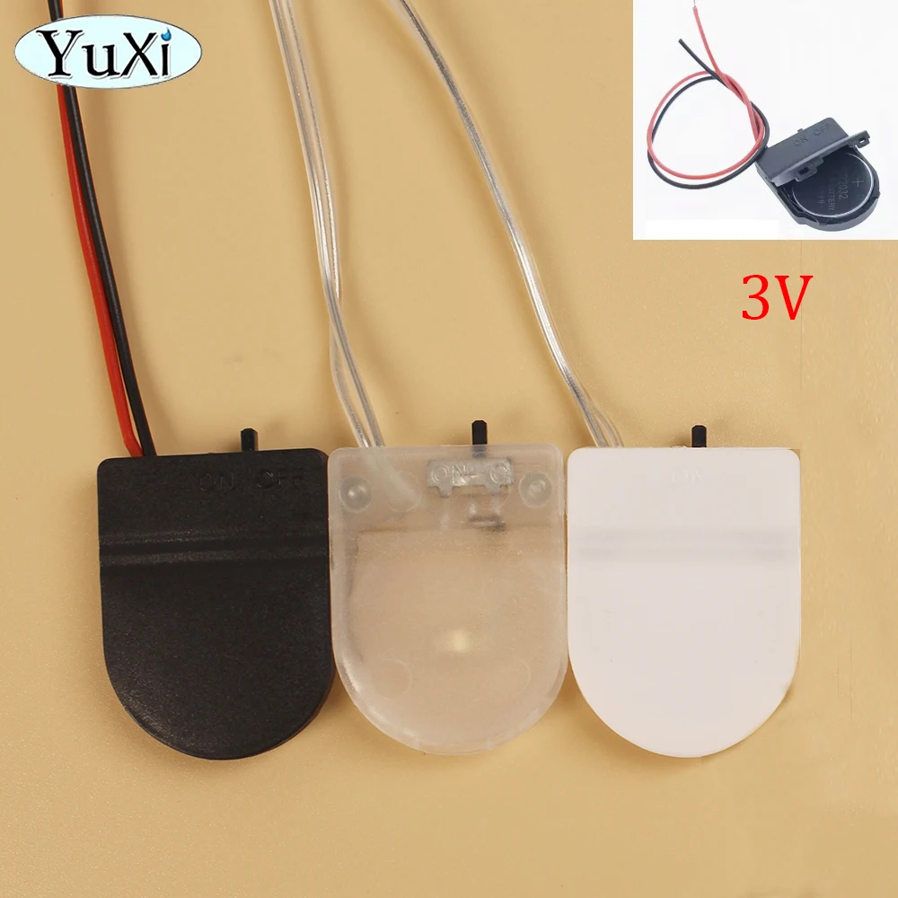 Держатель для батарей CR2032 с выключателем ВКЛ./ВЫКЛ. 6 В 3 в