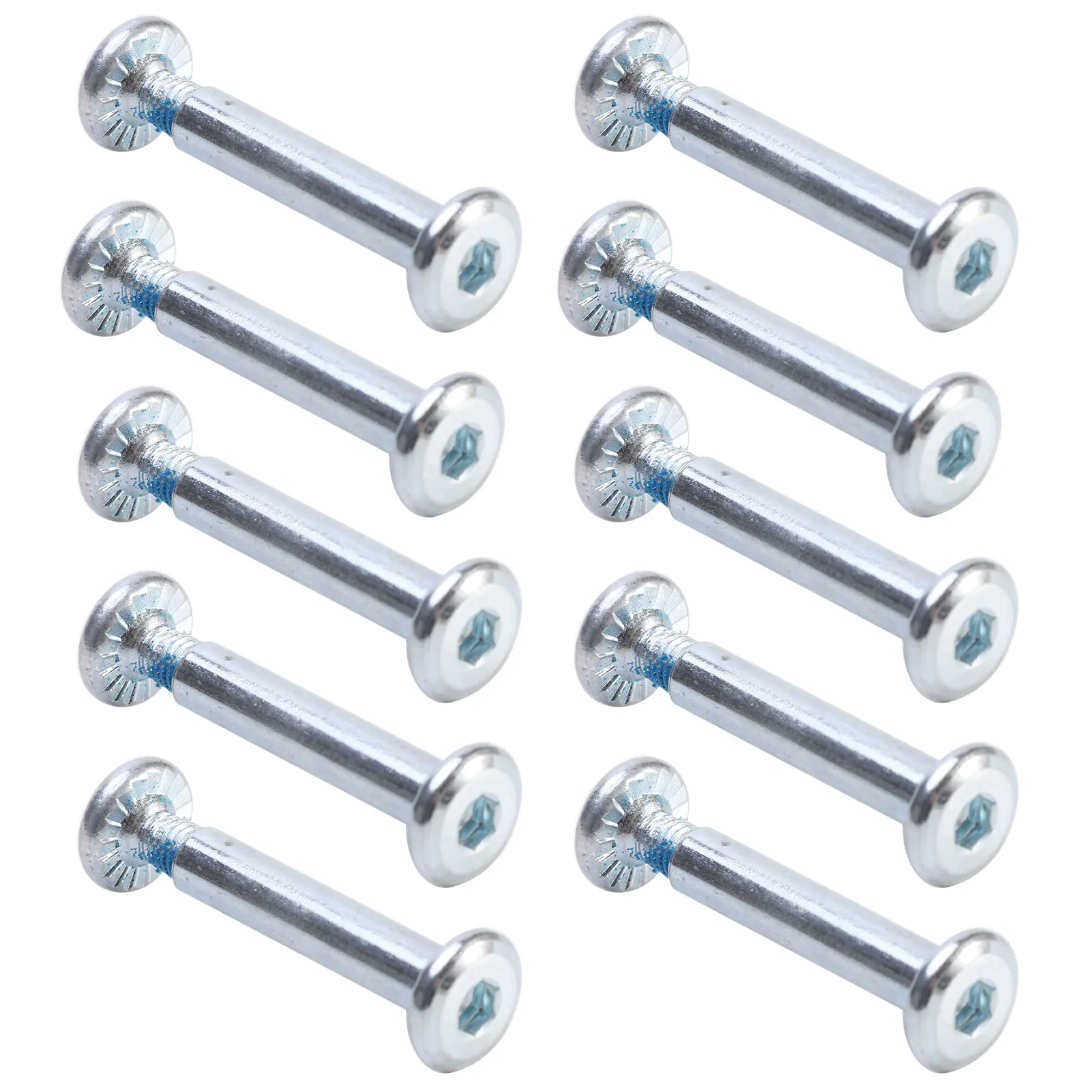 

20sets Socket Hardware Inline Wheel Easy Install Outdoor Sports Portable With Installation Tool Skating Screw Replacement Parts