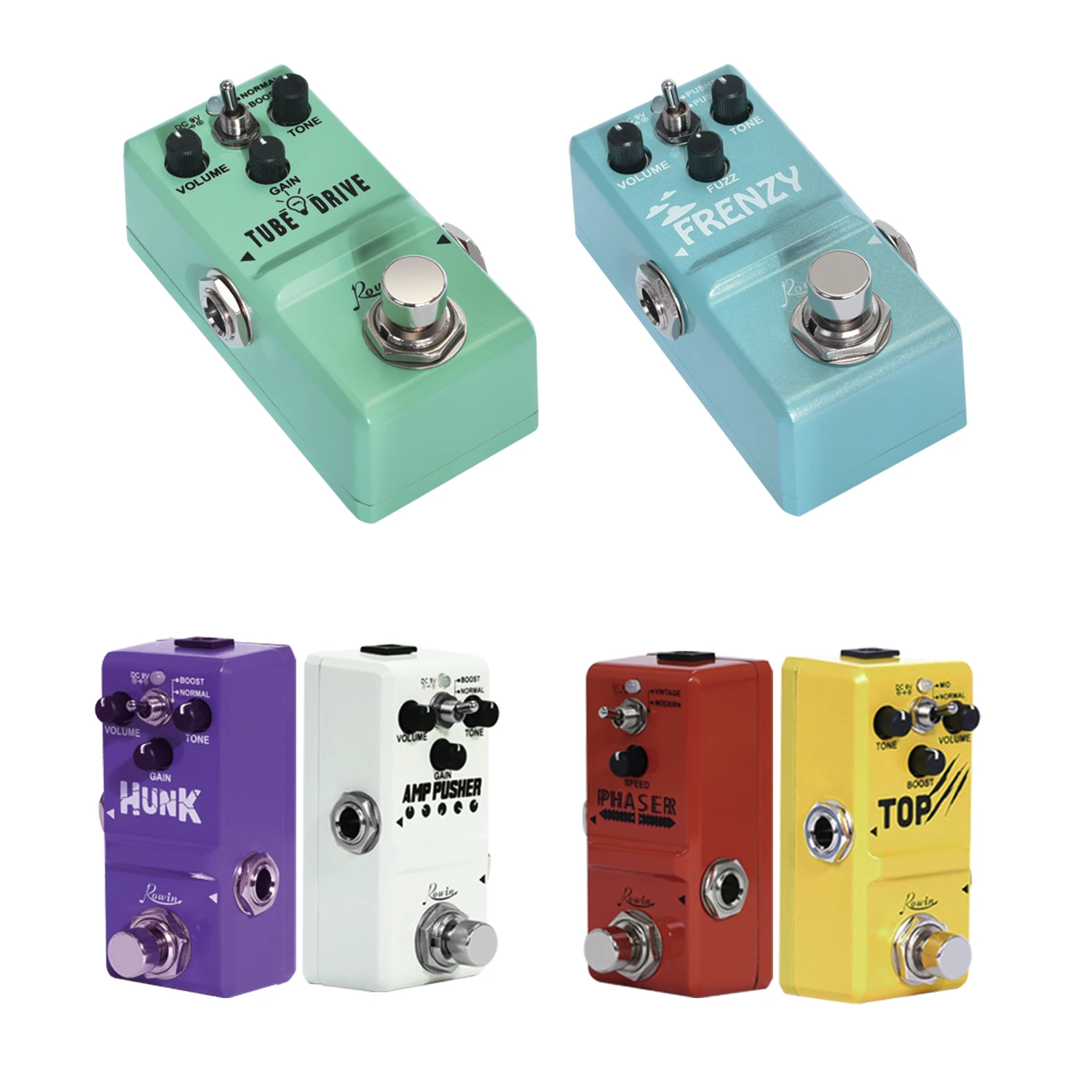 

Rowin нано Серия эффект Phaser Top Fuzz Amp толкатель трубчатый привод