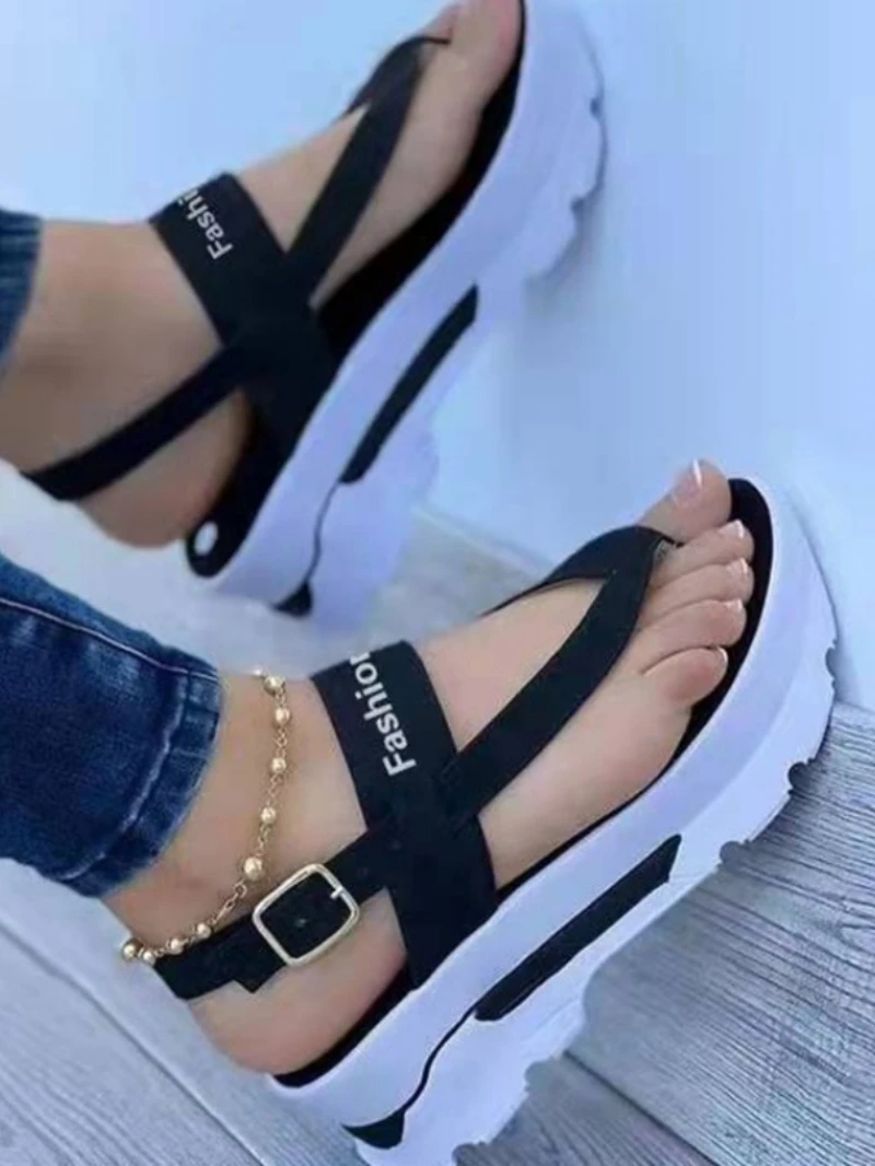Women Sandals 2023 New Platform Sandals For Summer Wedges Shoes Women Platform Heels Sandalias Mujer Luxury Summer Flip Flops