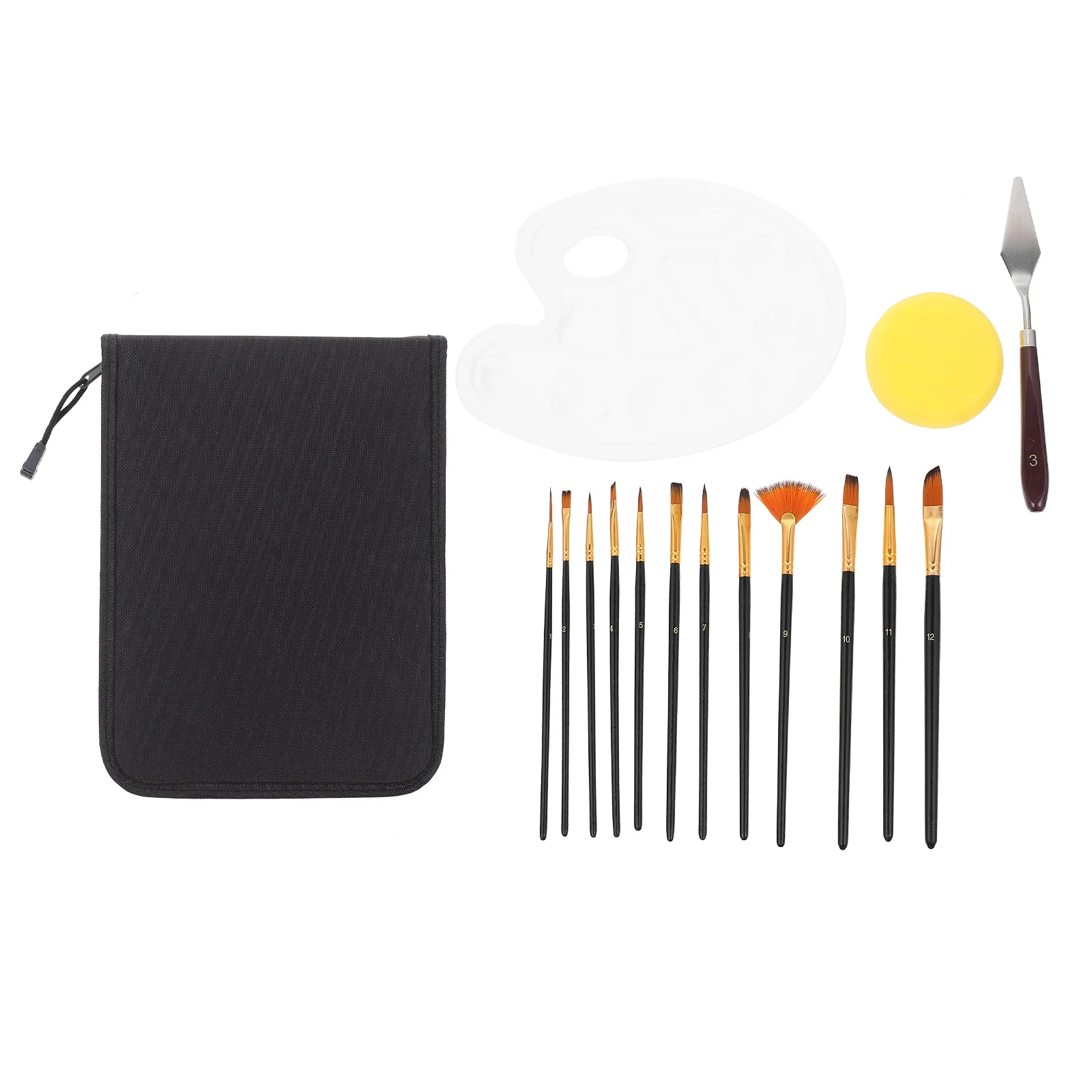 

1 Set Watercolor Brushes Painting Pallet School Convenient Brushes Practical Brush for Toddlers Home School