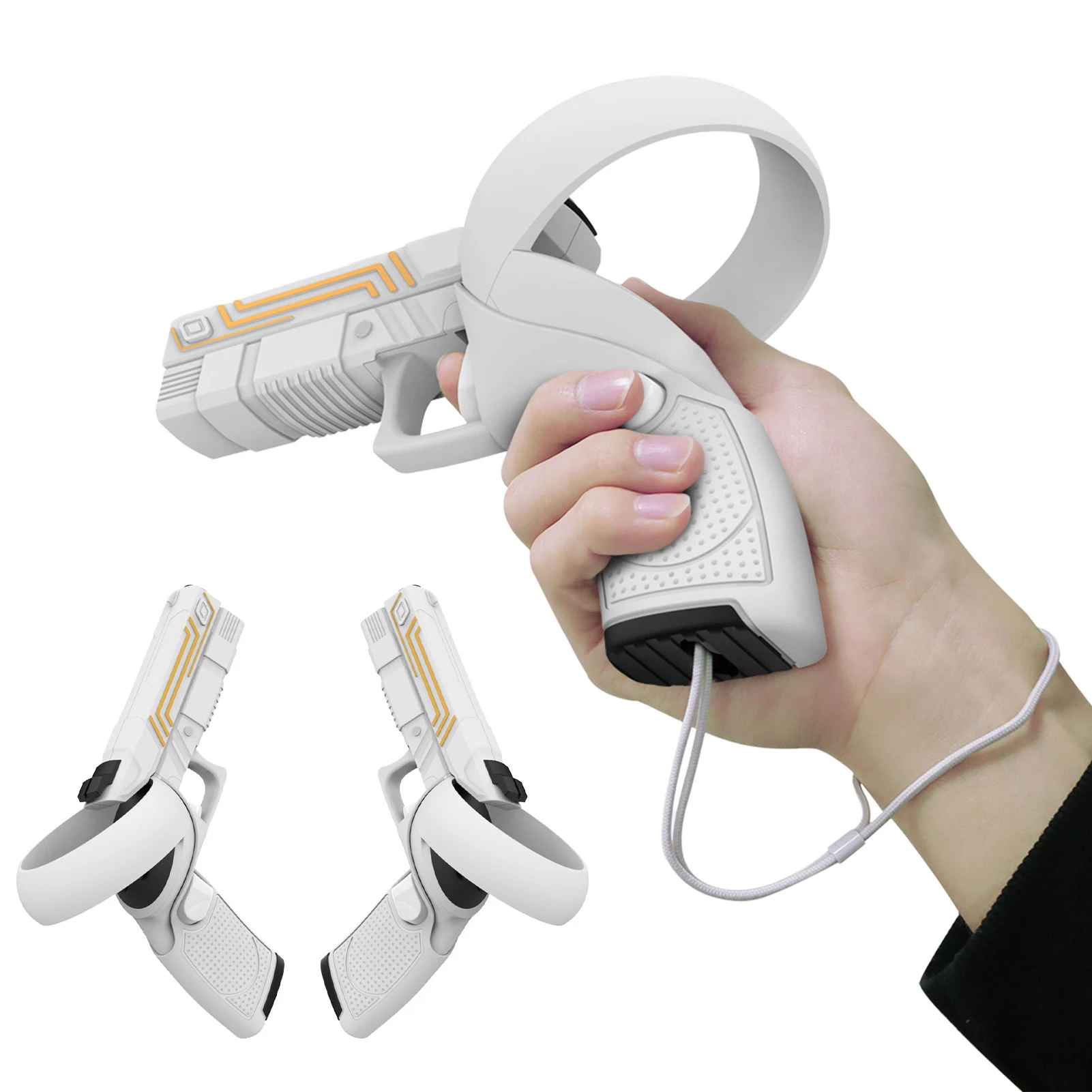 

VR Gun Stock For Oculus Quest 2 Controller Shooting Stand Enhanced Gaming Experience Grip For Oculus Quest 2 Game Accessories