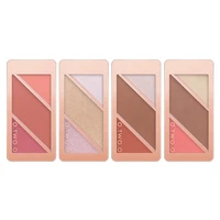 sweetheart girl shadow highlight blush three in one repairing palette toner box with eye shadow combination cosmetics