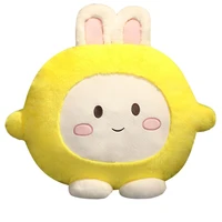new 1pc cartoon cute lemon rabbit plush toys kawaii stuffed soft animal pillow lovely dolls for children girls birthday gifts