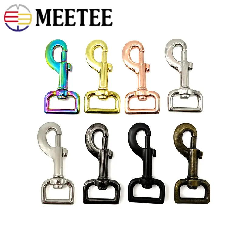 

5Pcs Metal Swivel Lobster Clasp Trigger Snap Hook Belt Buckle Dog Collar Leash Keychain Holder Carabiner Bag Strap Accessories