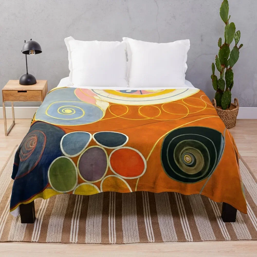 Hilma af Klint The Ten Largest No. 03 Молодь Группа IV Плед Постельное белье на диван Одеяла