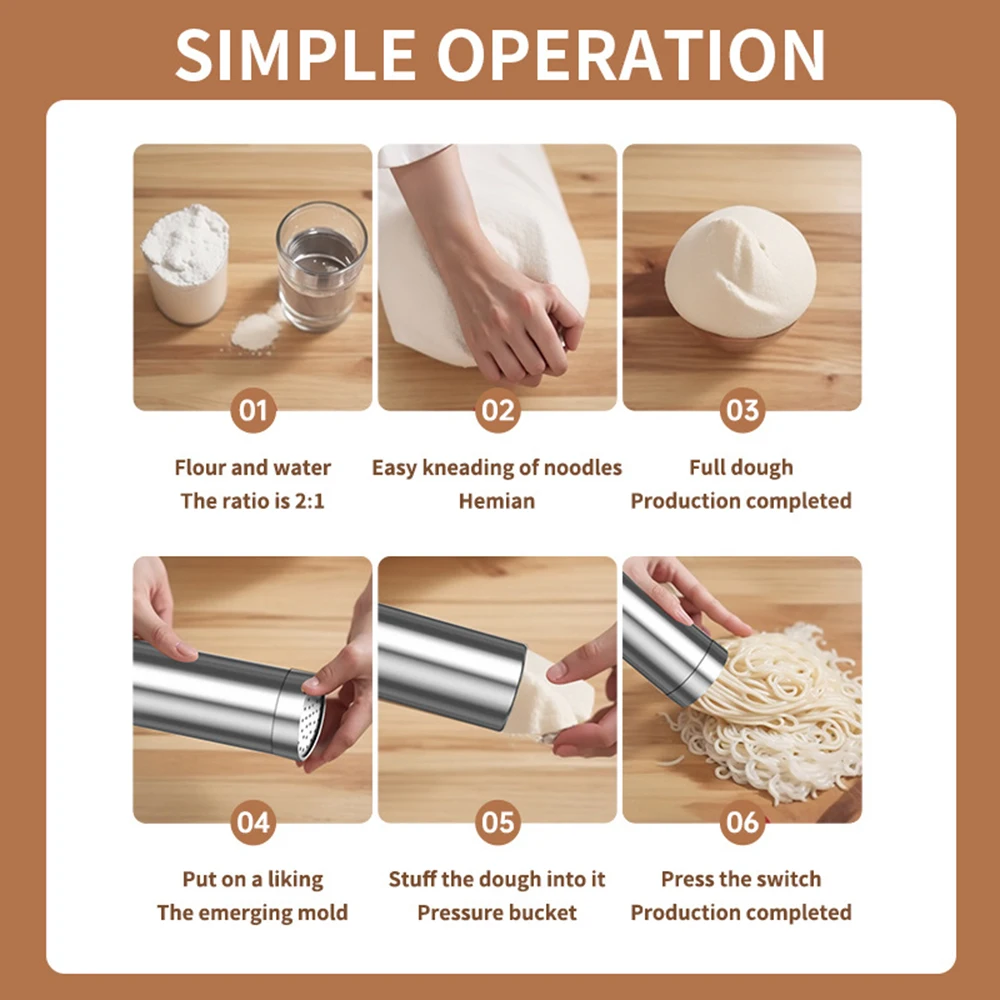 Электрическая машина для производства пасты Houselin устройство изготовления лапши