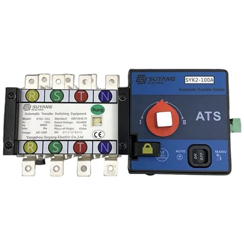 SYK1-250A 300A 400A 4P ATS двойной мощности автоматический резервный переключатель плата