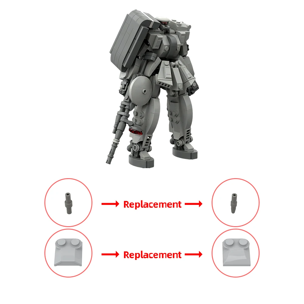 MOC- 164530 MS-06 ZAKU-2 робот строительные блоки модель ZAKU мобильный боевой кирпичи