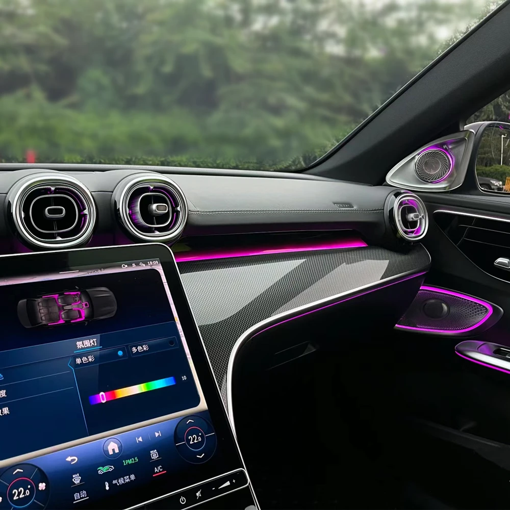 Автомобильный светодиодный комплект окружающего освещения для Mercedes Benz W206 X254