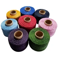 high tenacity 100 ramie linen waxed thread 100mroll waterproof rope twine cords for leather sewing handmade accessory diy