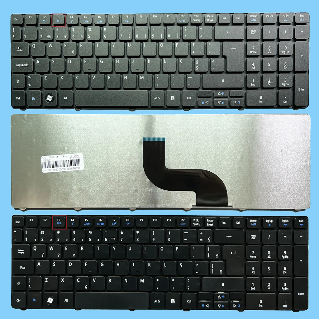 Фото Португальская бразильская клавиатура 5738 для Acer 5810T 5538 5542 5250 5251 5252 5253 5336 5349 5560 5553G 5736 5736Z 5741G 5742 №1