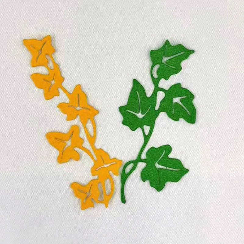 

Two Leaves Stencil Crafts Molds Embossing Cutting Templates Scrapbook Cutting Knife Metal Die Stamps And Dies Card Making Diy