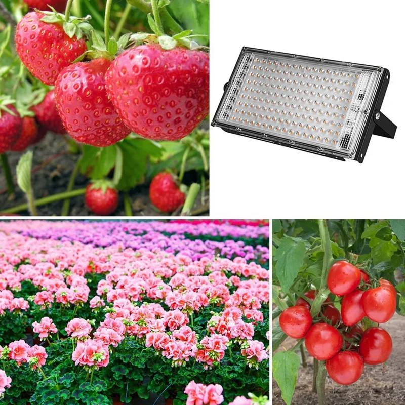 

LED Grow Light 200W Full Spectrum Plant Lights 180-240V Floodlight Phytolamp For Flowers Seedlings Plant Growing