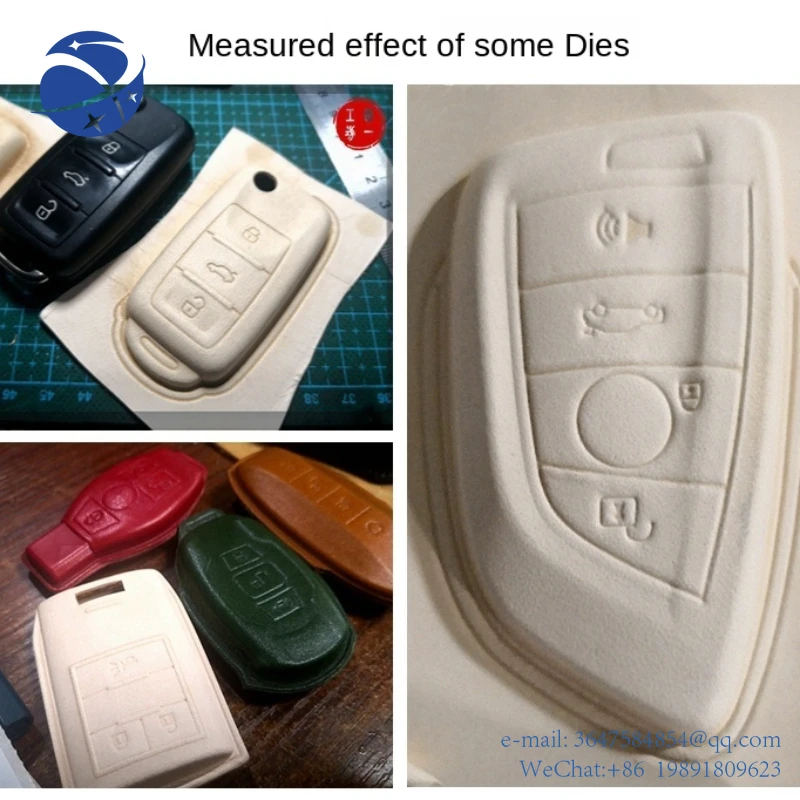 

YunyiCar Key Holster Plastic Mold Key Pattern Integrated Molding Handmade Leather Goods DIY Cold Compression Molding Working Too