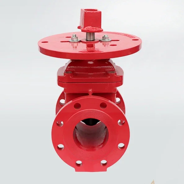 TKFM 4-дюймовый неподъемный противопожарный мягкий герметичный фланцевый затвор