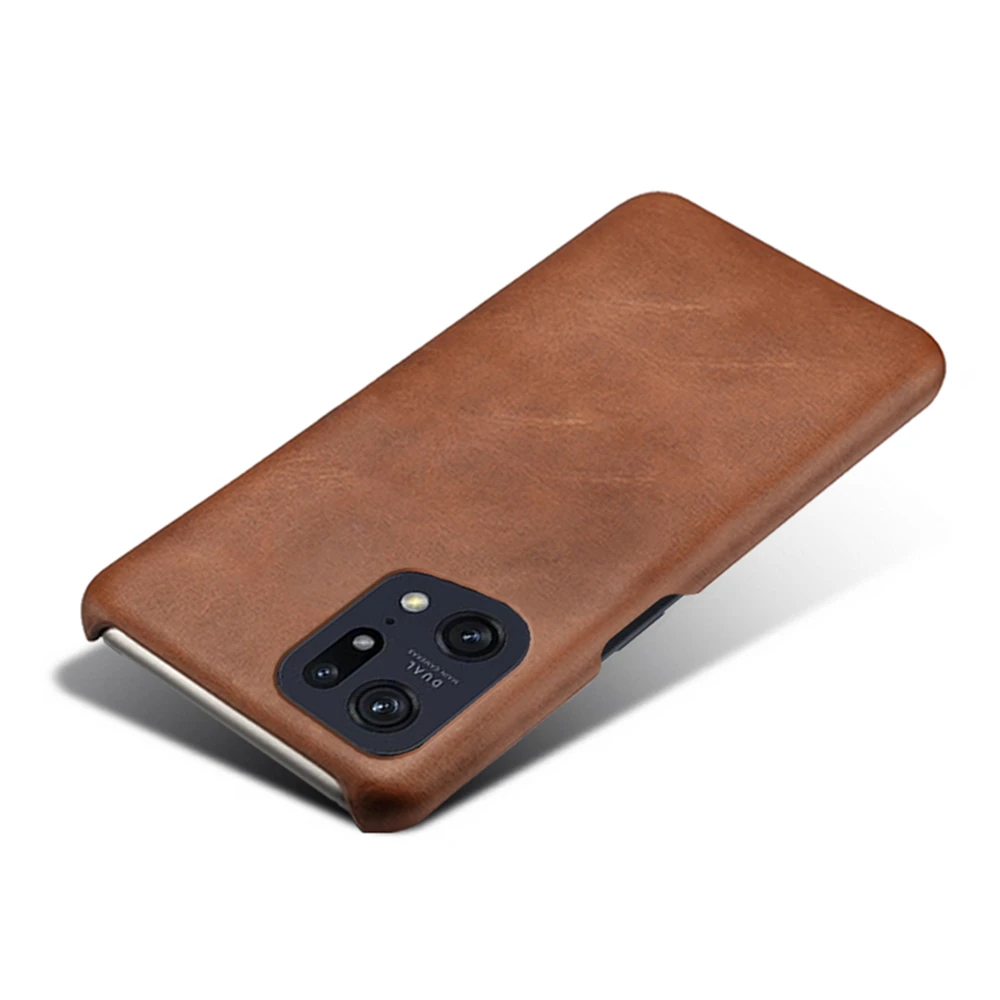 

For OPPO Find X5 Pro Funda Slim Coque For Oppo Find X 5 X5pro Findx5 Pro 5G Phone Case Find X5 Pro Luxury Vegan PU Leather Cover