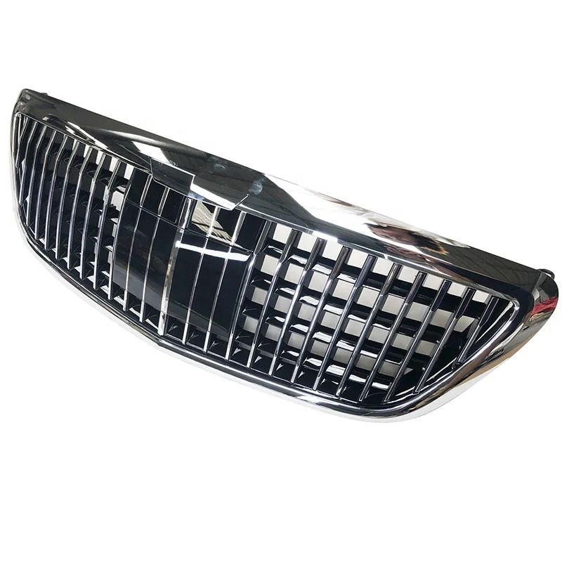 

With ACC Function Maybach GT Style Auto Front Grille Fit W222 S Class S450 S500 S63