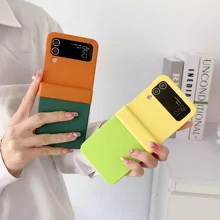 무광 플라스틱 힌지 보호 커버, 삼성 갤럭시 Z 플립 5 4 3 Z 플립 5 5G Z 플립 4 5G 플립 3 5G 케이스
