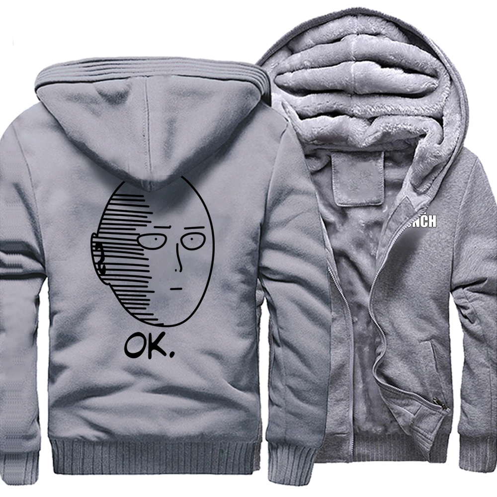 

Мужская теплая толстовка OK Anime Harajuku One Punch Man Moletom Roupa, куртки Harajuku, пуловеры, тканевая куртка, мужские куртки с принтом