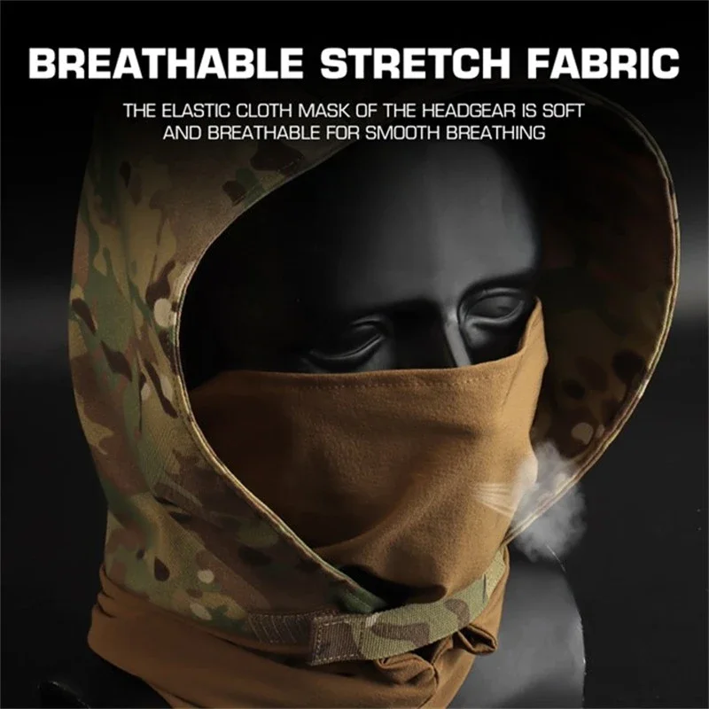 FDHBGE тактический анфас головные уборы охотничьи маски рыбалка пеший туризм