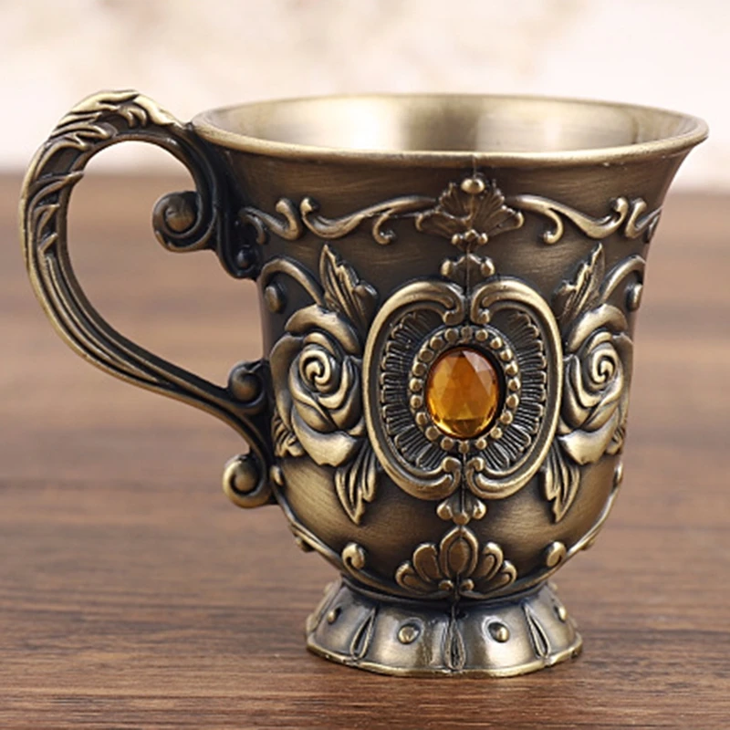 Мини-бокал для вина алкоголя стакан 30 мл ретро рельефный розовый замок стаканы