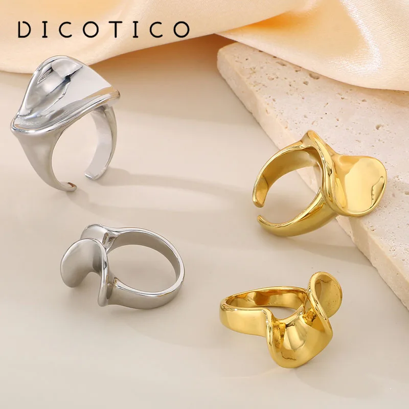 Новые кольца из нержавеющей стали для женщин и девушек очаровательные женские