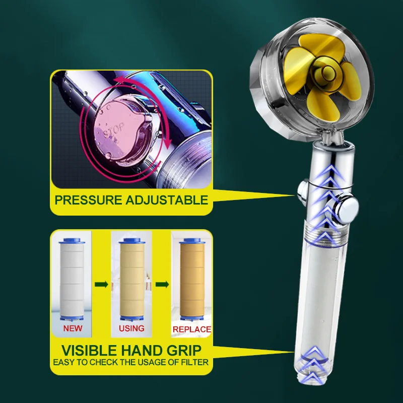 насадка на кран Насадка для душа с турбонаддувом поворачивающаяся 360 градусов