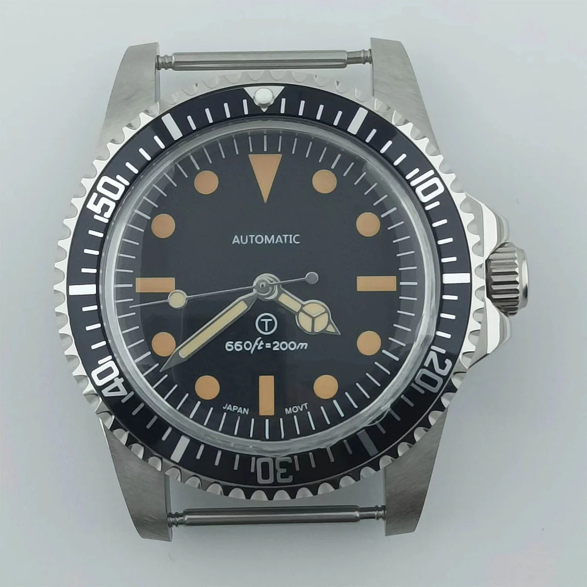 Корпус NH 39 5 мм 35 сапфировое стекло или акриловое дайверские ретро-часы мужские