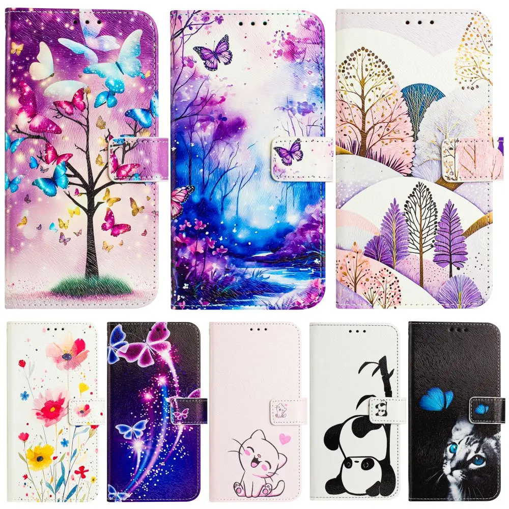 Nubia Z60 Ultra Focus Red Magic 10 Pro Флип-чехол для ZTE Blade V70 V60 V50 Vita A75 A35 A73 A53 Чехлы Кожаный