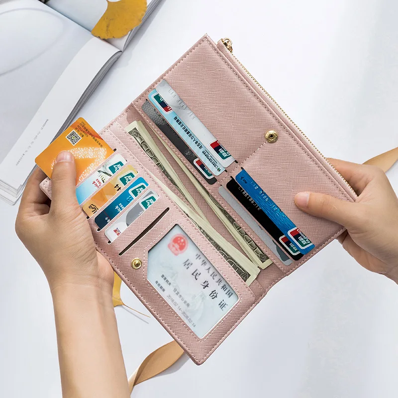 2023 Tassel Wallet Women Long Cute Wallet Leather Tassel Women Wallets Zipper Portefeuille Female Purse Clutch