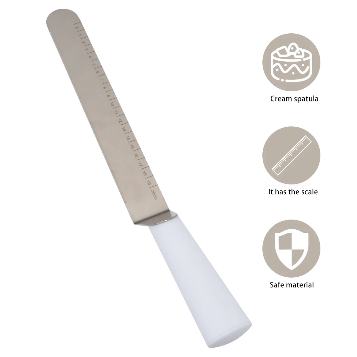 

Restaurant Hotel Home for Spatula Household Stainless Steel Lightweight Practicla 1pc Scraper