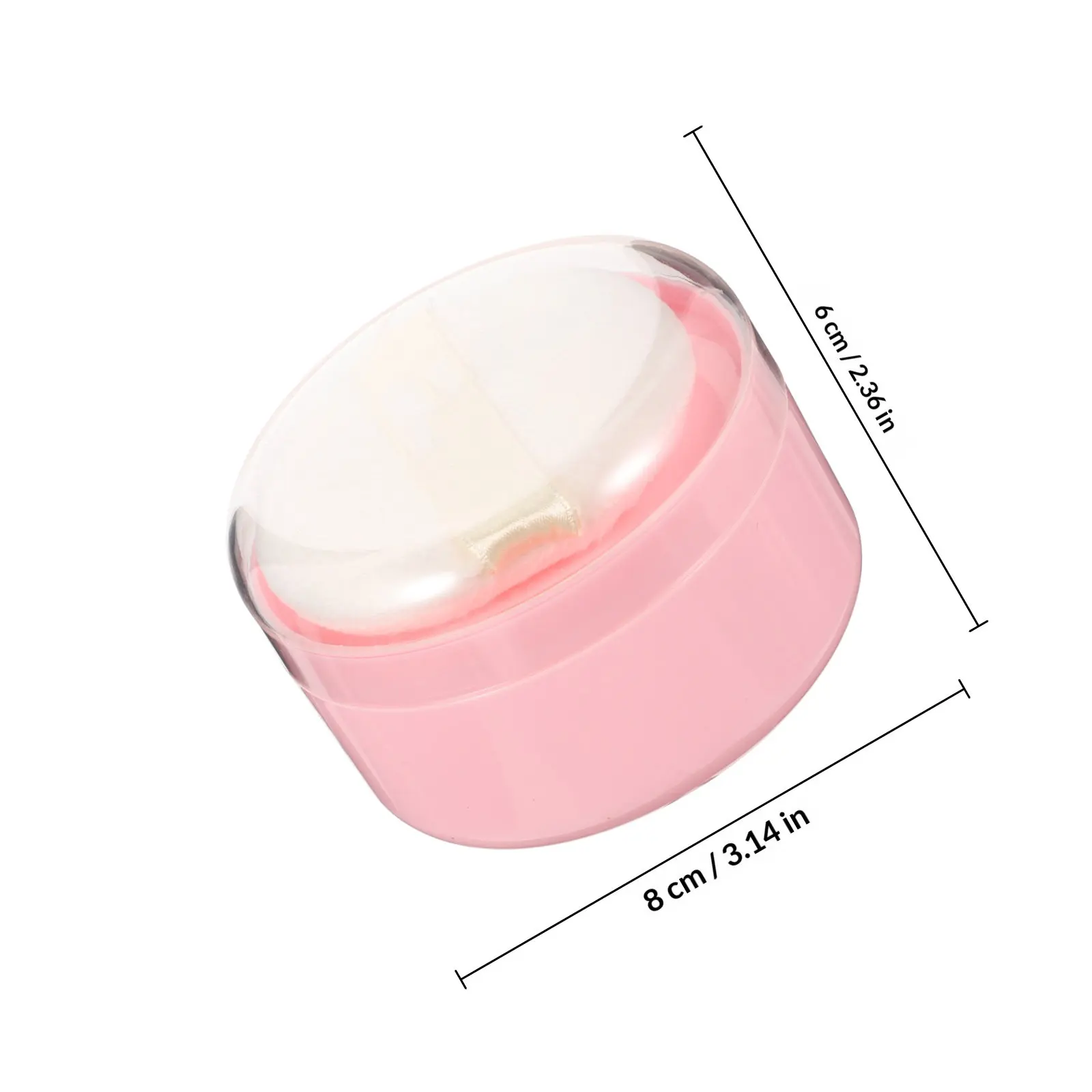 Фото 2 шт. компактных футляров для пудры, прочные портативные контейнеры для пудры, дозаторы для путешествий, дома и ухода за ребенком №4