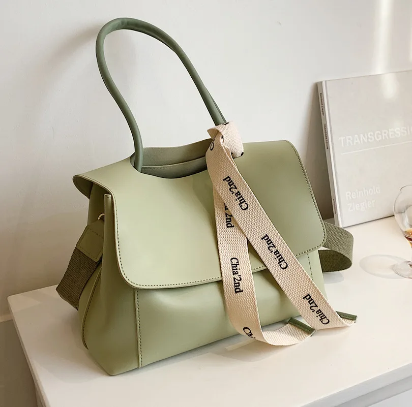 

Luxury Design Women High Capacity Tote Bag Solid Color Fashion Crossbody Bag Ins Chic Handbag Purses Shoulder Bag Female Bolso