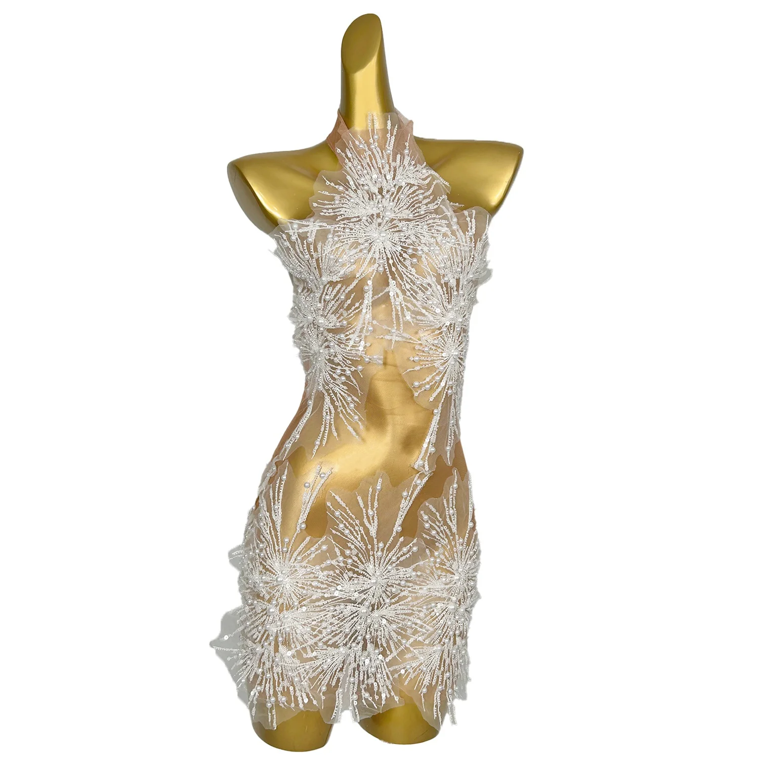 Соблазнительные платья для женщин блестящее Клубное Сетчатое мини-платье