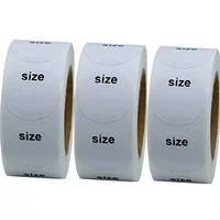 50 500pcs self adhesive sticky white label writable size stickers blank note label wholesale low price dimension 25mm