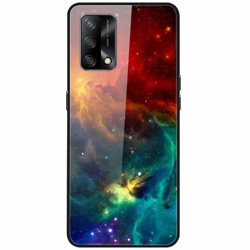 Для Oppo Reno 6 Lite чехол из закаленного стекла Твердый для Reno6 2022 роскошный защитный