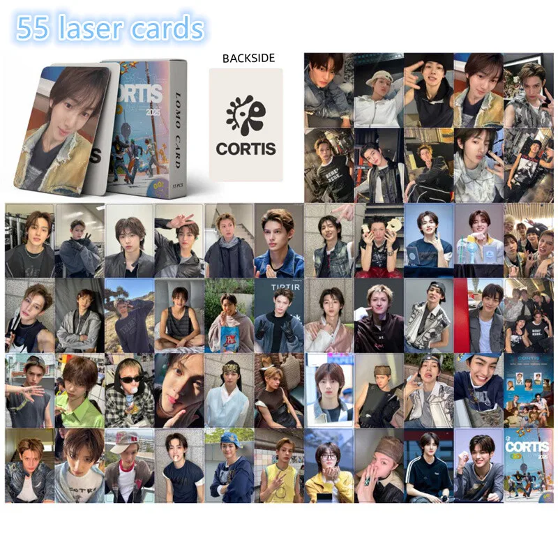Фото 55 шт./компл. новый альбом ILLIT LOMO Card ILLIT BOMB Photo Card MOKA WONHEE YUNAH Открытка Коллекционная открытка для девочек Подарочная поздравительная открытка №2