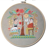 zz6337 cross stitch kits cross stitch kit embroidery threads for embroidery set christmas hobby embroidery sets for embroidery