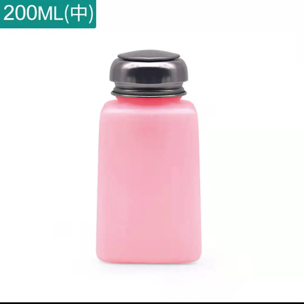 100/200/250 мл жидкий спирт пресс-бутылка с насосом пустая бутылка для снятия лака