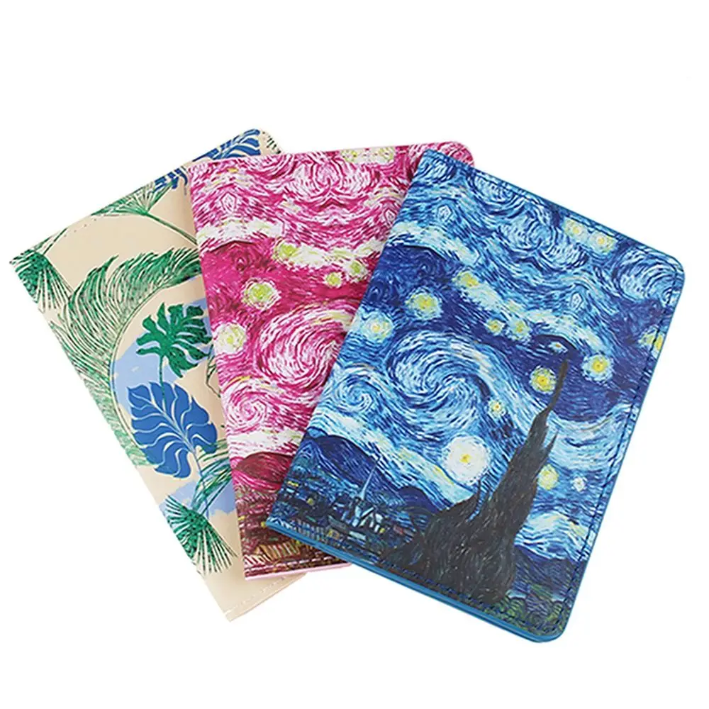 

Водонепроницаемая обложка для паспорта, модный легкий держатель для кредитных карт из искусственной кожи, защита для паспорта с цифровой печатью, унисекс