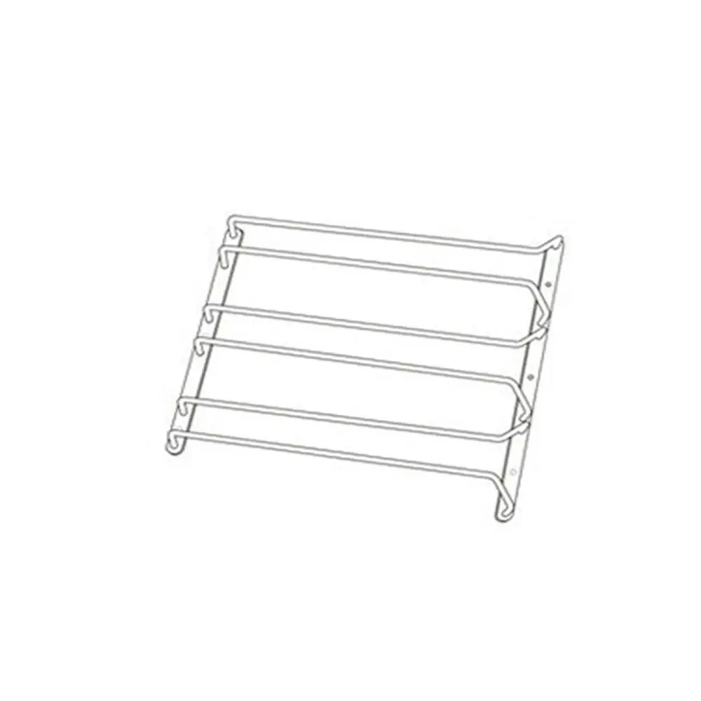 

Серебряный металлический настенный держатель для бокалов