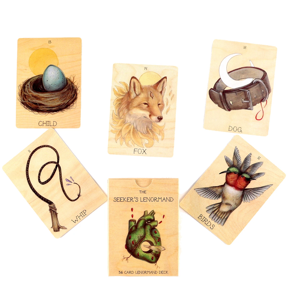 

The Seeker's Lenormand Oracle Cards Tarot Cards Deck Oracle 48 Cards Board Deck Games Playing Cards for Party Game