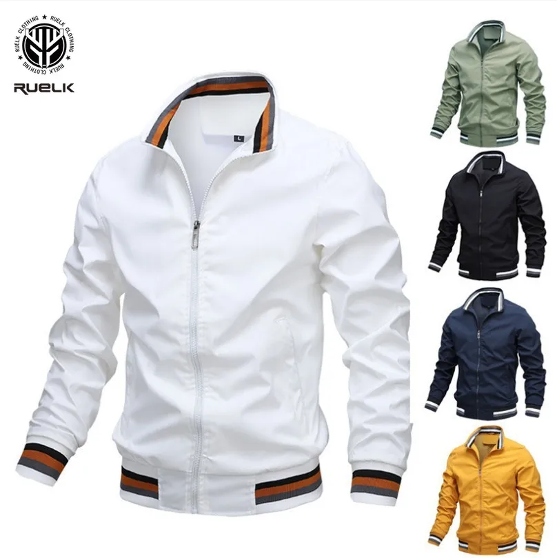 

Куртка мужская демисезонная на молнии, пилот в стиле милитари, повседневная верхняя одежда, Бомбер, пиджак-Карго