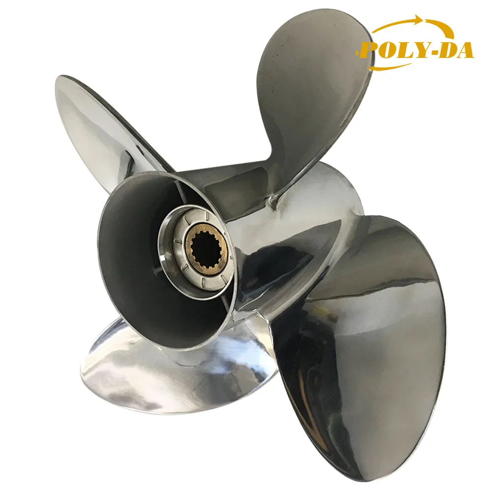 Лодочный подвесной Морской Пропеллер из нержавеющей стали для двигателя HONDA 4