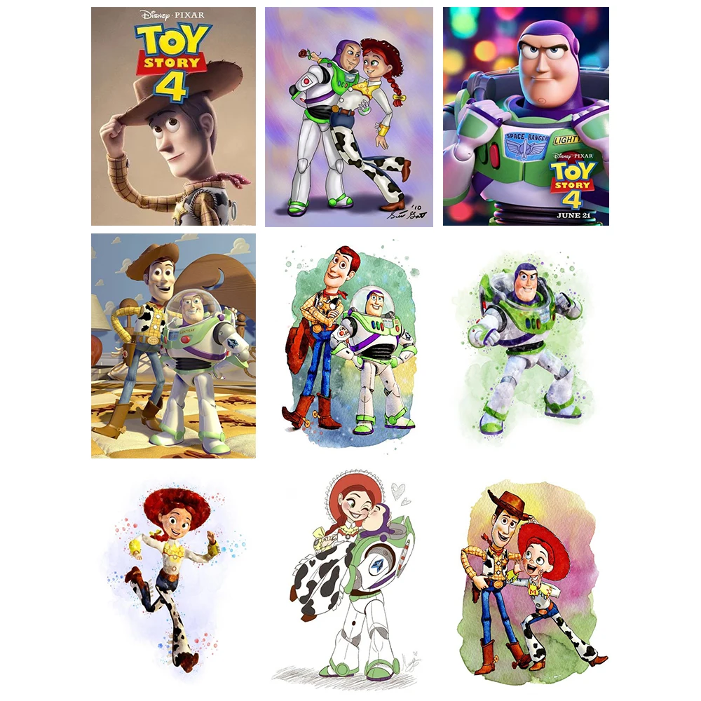 

Cartoon Toy Story Poster Princess Angel 5D Diamond Painting Embroidery Cross Stitch Children'S Handmade Mosaic Wall Decor Jh063